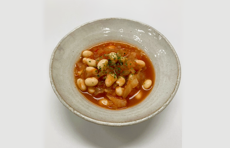 大豆の野菜たっぷりトマトスープ